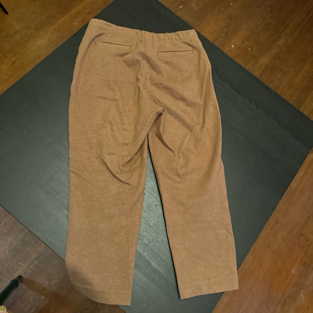 Everlane The Dream pant heathered auburn pull on.